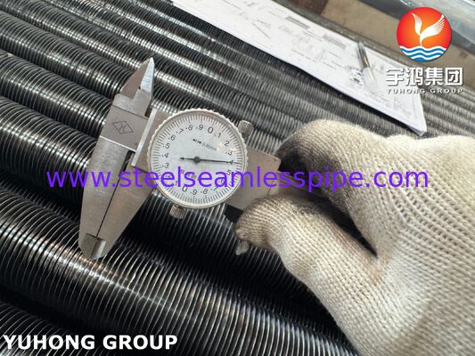 A179 / AL1060 أنابيب ملفوفة ذات أجنحة لمبادلات الحرارة والغلايات الفعالة