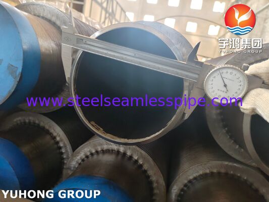 أنابيب زعنفة ملحومة حلزونياً مع أنابيب أساس A106 وزعانف CS للمبادلات الحرارية