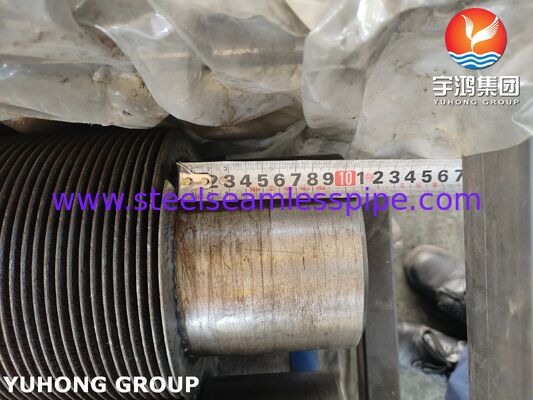 أنابيب زعنفة ملحومة حلزونياً مع أنابيب أساس A106 وزعانف CS للمبادلات الحرارية