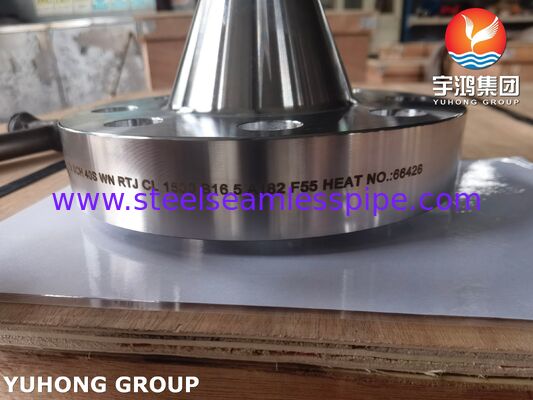 ASTM A182 F55 UNS S32760 عجلة الصلب المزدوج للصلب RTJ EN 1.4501