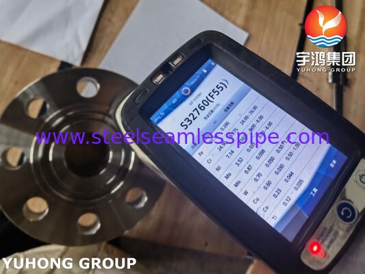 ASTM A182 F55 UNS S32760 عجلة الصلب المزدوج للصلب RTJ EN 1.4501