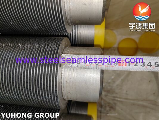 أنابيب HFW ذات الأجنحة ASTM A312 TP347H من الفولاذ المقاوم للصدأ للكبائن الحرارية النفايات