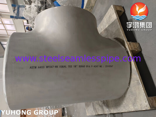 ASTM A403 WP347-WX أنابيب الفولاذ المقاوم للصدأ