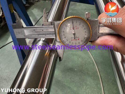 ASTM A270 3A TP304 BA الأنبوب الصحي الخالي من اللحام من الفولاذ المقاوم للصدأ لصناعة السكر