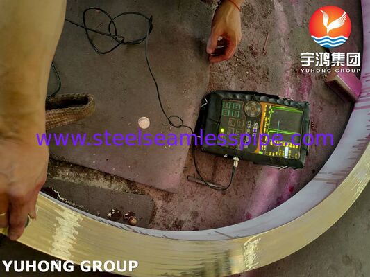 حلقة مشكلة على الساخن ASME SB171 C70600 CuNi 90/10 للأنظمة البحرية ومياه البحر