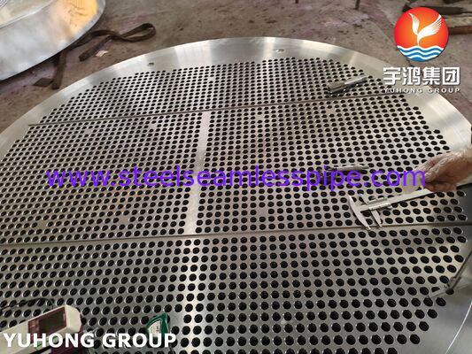 لوح أنبوب ASME SA336 F5 لمبادلات الحرارة عالية الضغط