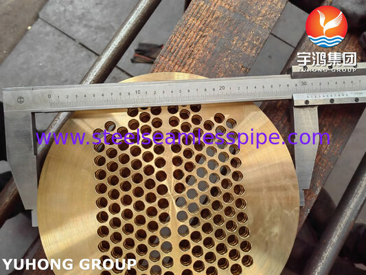 ASME SB171 C46400 أوراق أنابيب النحاس البحرية للتطبيقات البحرية ومبادلة الحرارة مع خصائص مقاومة للتآكل