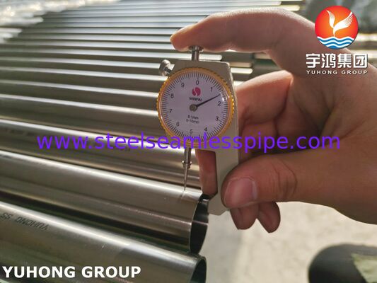 ASTM A270 أنابيب صحية الصف الغذائي 304 أنابيب بلا خيوط من الفولاذ المقاوم للصدأ لصناعة الألبان