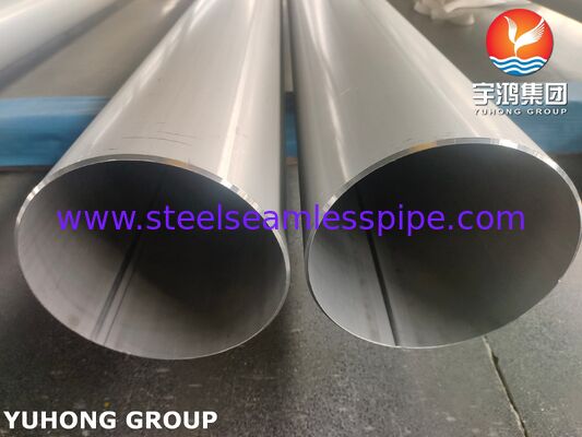 أنبوب ملحوم من الفولاذ المقاوم للصدأ ASTM A358 CL1 TP316 / TP316L لصناعة البتروكيماويات 100% RT