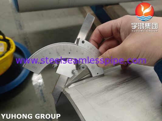 أنبوب ملحوم من الفولاذ المقاوم للصدأ ASTM A358 CL1 TP316 / TP316L لصناعة البتروكيماويات 100% RT