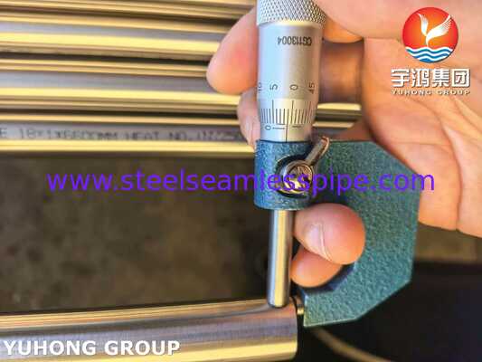 أنابيب غير ملحومة من الفولاذ المقاوم للصدأ ASME SA269 TP316 مبطنة بالكامل لصناعة المشروبات