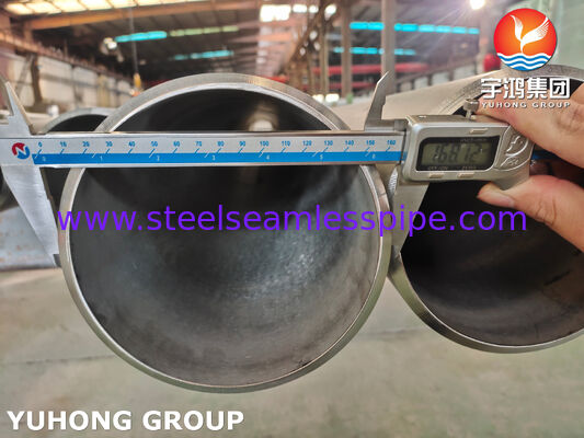أنبوب فولاذي مقاوم للصدأ غير ملحوم ASTM A376 / ASME SA376 TP347H لصناعة البتروكيماويات