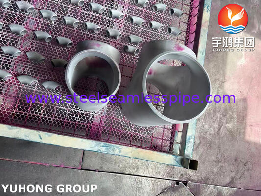 تركيبات الفولاذ المزدوج ASTM A815 UNS S31803 وصلة لحام مزدوجة 2205 متساوية