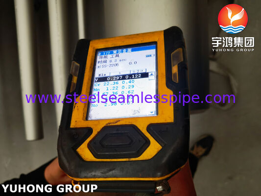 أنبوب مزدوج من الفولاذ المقاوم للصدأ غير ملحوم ASTM A790 UNS S31803 مُخلل لمعالجة المياه