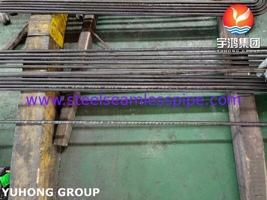 أنبوب مقايض الحرارة من الصلب اللاصق ASTM A213 T9 ، أنبوب U-Bend المنزلق باردًا لمحطة الطاقة النووية