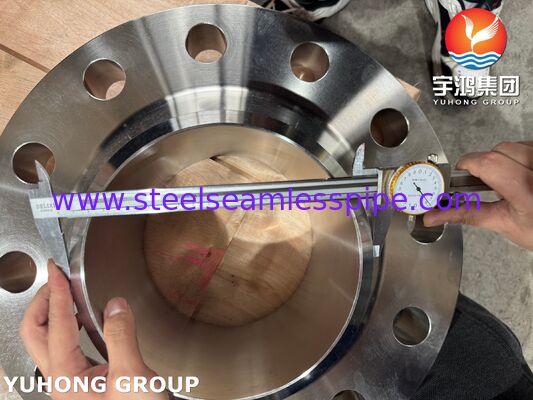 فلنج عمياء RF من الفولاذ المقاوم للصدأ المزدوج ASTM A182 F51 UNS S31803 2205 لأنابيب النفط والغاز
