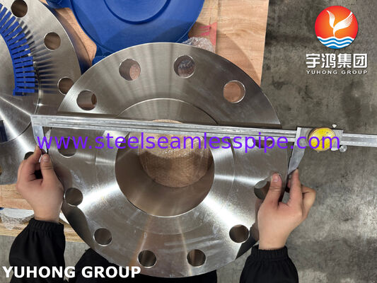فلنج عمياء RF من الفولاذ المقاوم للصدأ المزدوج ASTM A182 F51 UNS S31803 2205 لأنابيب النفط والغاز
