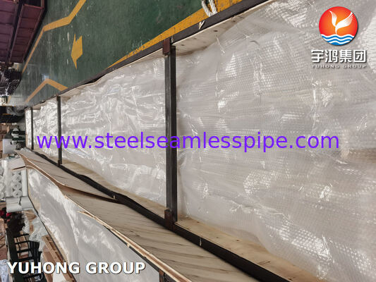 أنبوب ملتوي على شكل حرف U من النحاس والألومنيوم والزرنيخ ASME SB111 C68700 مع هجوم الارتطام