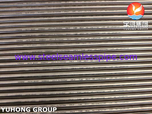 أنبوب Incoloy 800H من سبائك النيكل ASTM B163، أنبوب ملولب سلس مُخمّد بالحرارة لمبادلات الحرارة
