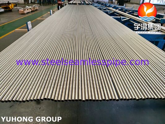 أنبوب Incoloy 800H من سبائك النيكل ASTM B163، أنبوب ملولب سلس مُخمّد بالحرارة لمبادلات الحرارة