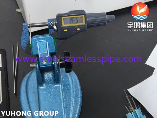 أنبوب إبرة طبي من الفولاذ المقاوم للصدأ SUS304 17G TW مشطوف ثلاثي لأنابيب القسطرة الوريدية ISO9626