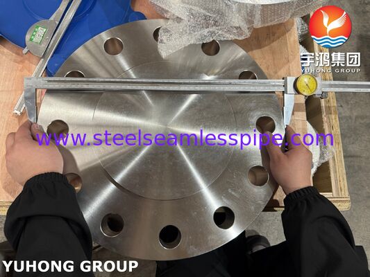 فلنج مسدود ASTM A182 F51 دوبلكس 2205 فلنج ASME B16.5 BLRF فلنج فولاذ دوبلكس