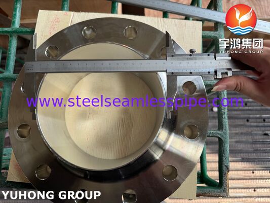 ASTM A182 F316 / 316L فولاذ المقاوم للصدأ فلنج رقبة الصلان / WNRF فلنج في نظام الأنابيب