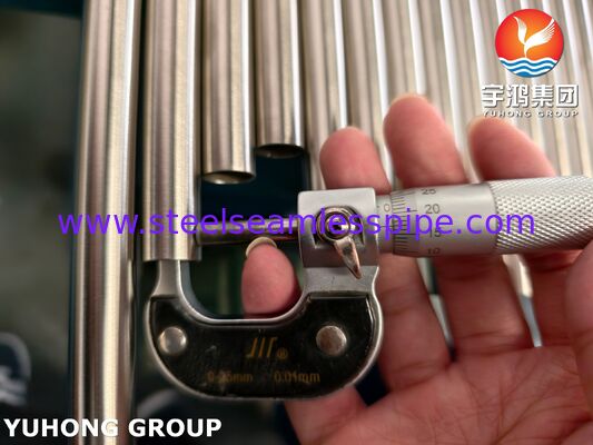 ASTM B163 UNS N08810 Incoloy 800H أنبوب سبيكة نيكل مشرق مشحون بدون خيوط للمكثف