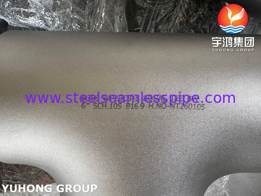 ASTM B366 N08810 إنكولوي 800H وصلة متساوية من سبيكة النيكل لأنابيب درجات الحرارة العالية
