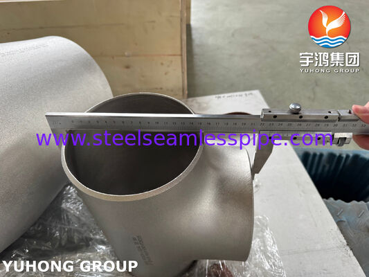 ASTM B366 N08810 إنكولوي 800H وصلة متساوية من سبيكة النيكل لأنابيب درجات الحرارة العالية
