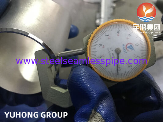 ASTM A815 UNS S32750 WP-S كوع، وصلة أنابيب مزدوجة من الفولاذ المقاوم للصدأ B16.9