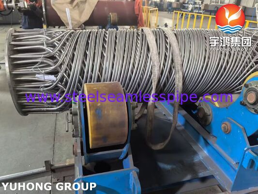مجموعة أنابيب الجرح الحلزونية المصنوعة من الفولاذ المقاوم للصدأ ASME SA213 TP304/316L حزمة مبادل حراري عالي الكفاءة للتطبيقات المبردة والكيميائية