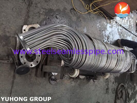 مجموعة أنابيب الجرح الحلزونية المصنوعة من الفولاذ المقاوم للصدأ ASME SA213 TP304/316L حزمة مبادل حراري عالي الكفاءة للتطبيقات المبردة والكيميائية
