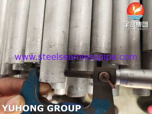 ASTM A789 S31803 S32205 S32750 S32760 الأنابيب الثنائية الفولاذية ،أنابيب سوبر ثنائية التطبيق المبادل الحراري