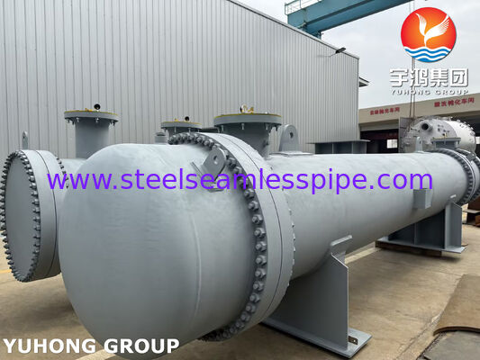 مقايض الحرارة الثابت للأنابيب من الفولاذ المقاوم للصدأ مع أنابيب ASME SA213 TP304 / 316L وأنابيب ASME SA182 F304 / 316L للاستخدامات المقاومة للتآكل