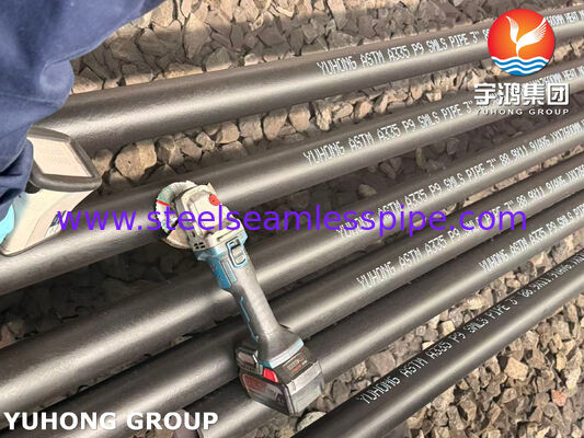 ASTM A335 ASME SA335 P9 أنابيب الفولاذ غير الملحومة المقاومة للانزلاق عالية درجة الحرارة لشركة البتروكيماويات ومورد توليد الطاقة