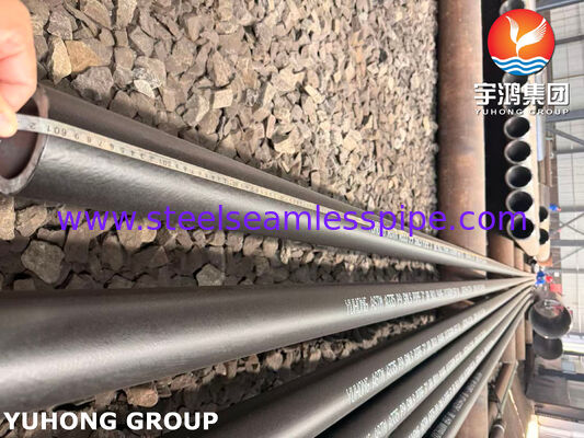 ASTM A335 ASME SA335 P9 أنابيب الفولاذ غير الملحومة المقاومة للانزلاق عالية درجة الحرارة لشركة البتروكيماويات ومورد توليد الطاقة