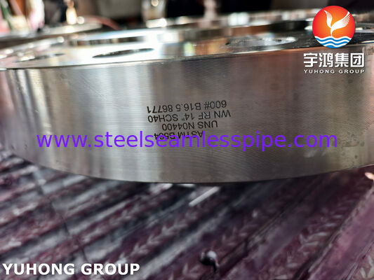 الشفاه الفولاذية ASTM B564 سبائك النيكل MONEL400 UNS N04400 WNRTJ FLANGE