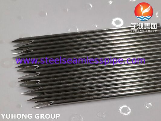 SS304 أنبوب الإبرة الطبية من الفولاذ المقاوم للصدأ لحقن الأدوية 16G