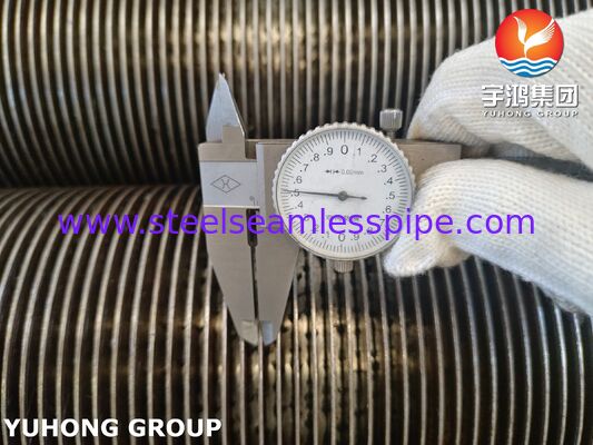 أنبوب TP321H ذو أجنحة عالية التردد بدون خيوط مع أجنحة CS