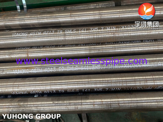 أنابيب مغلفة من طراز ASTM A213 T9 لجهاز التدفئة