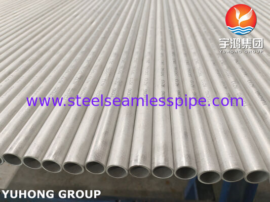 ASME SA213 TP316L الأنابيب السامة C≤0.035% لا يوجد PWHT بعد الحامدة مقاومة للتآكل بين الحبيبات للمبادل الحراري