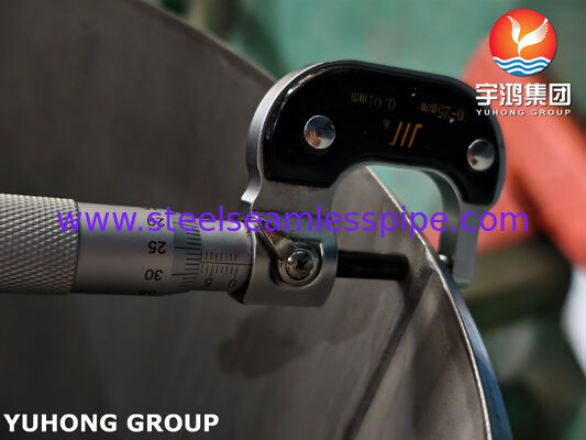 ASTM A358-CL1 TP316/TP316L أنابيب الفولاذ المقاوم للصدأ المصفوفة بالاندماج الكهربائي مع مقاومة قوية للتآكل