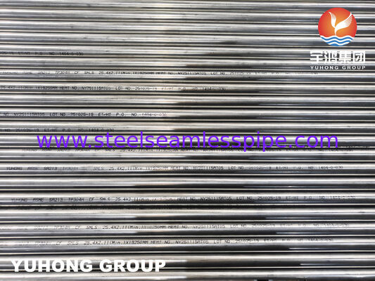 ASME SA213 TP304H أنبوب مرجل غير ملحوم لجهاز التسخين وإعادة التسخين