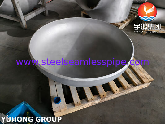 ASME SA403 / ASTM A403 WP304H الغطاء النهائي ASME B16.9 أدوات أنابيب الصلب المقاوم للصدأ