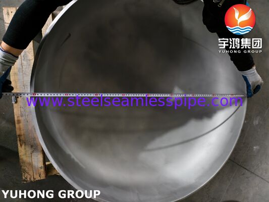 ASME SA403 / ASTM A403 WP304H الغطاء النهائي ASME B16.9 أدوات أنابيب الصلب المقاوم للصدأ