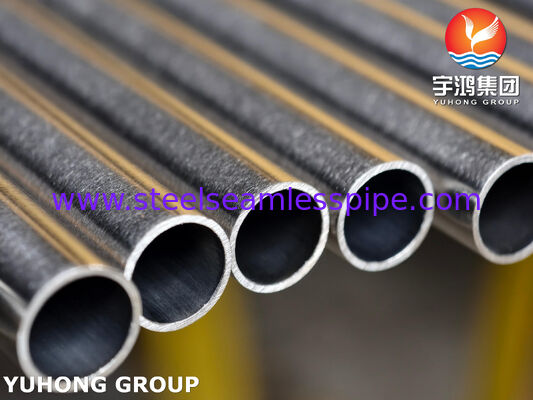 ASTM A789 UNS S32205 أنبوب فولاذي مزدوج 450MPa العائد Cl− مقاوم للمبادل الحراري