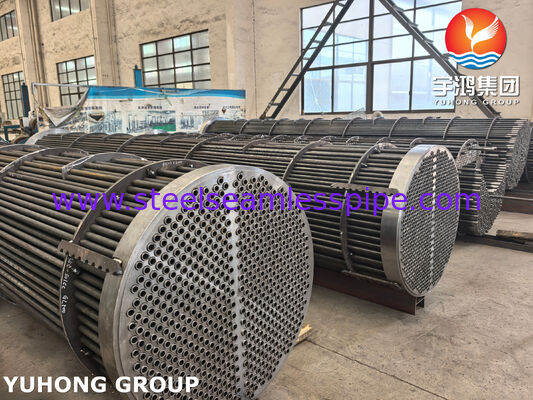 مجموعة أنابيب مبادلة الحرارة من الفولاذ الكربوني مع مواد ASME SA179 و ASME SA266 Gr.2