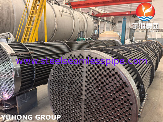 مجموعة أنابيب مبادلة الحرارة من الفولاذ الكربوني مع مواد ASME SA179 و ASME SA266 Gr.2