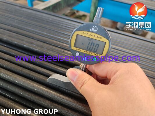 أنابيب ASTM A333 من الدرجة الأولى ذات الزعانف المنخفضة للمبادل الحراري للهيكل والأنبوب